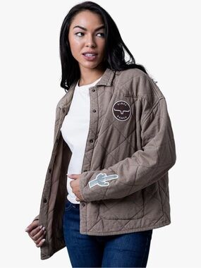 NWT Kimes Ranch Women’s XXL Rincon Quilted  Jacket with Patch Detail